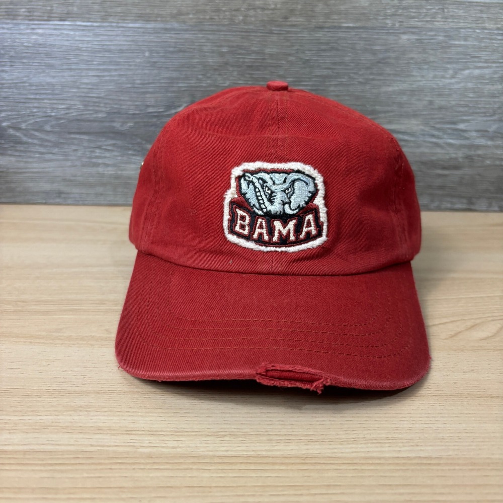 Alabama Crimson Tide Hat Cap Strap Back Red College Top of the World Adjustable